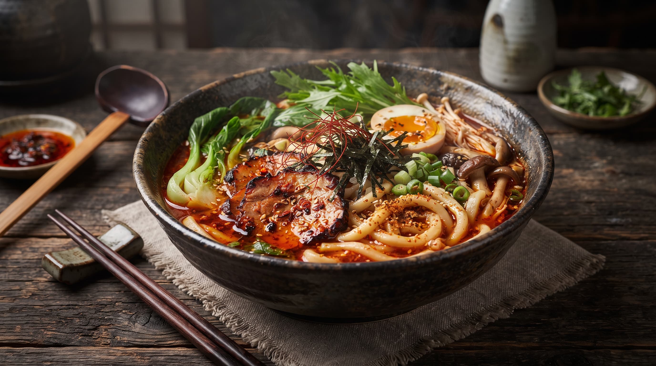 No-Face's Fiery Spirit Udon